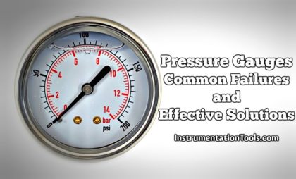 Pressure Gauges Common Problems