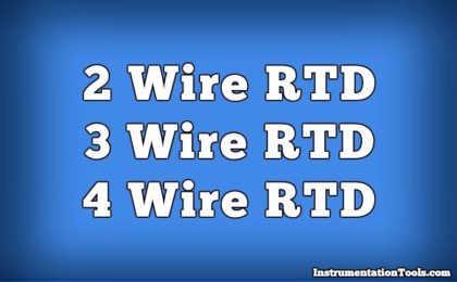 Formula of 2 Wire RTD, 3 Wire RTD & 4 Wire RTD