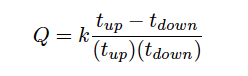 Transit-time flowmeter equation